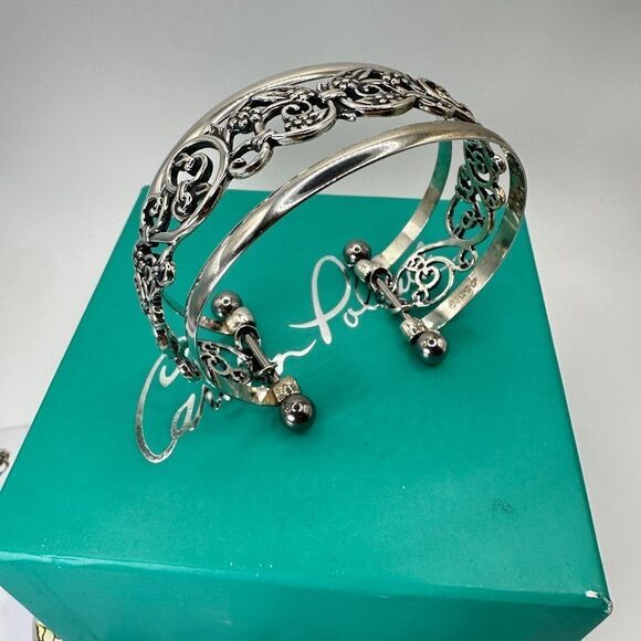 Carolyn Pollack "Changing Seasons" 925 cuff interchangable bracelet! - Picture 4 of 12